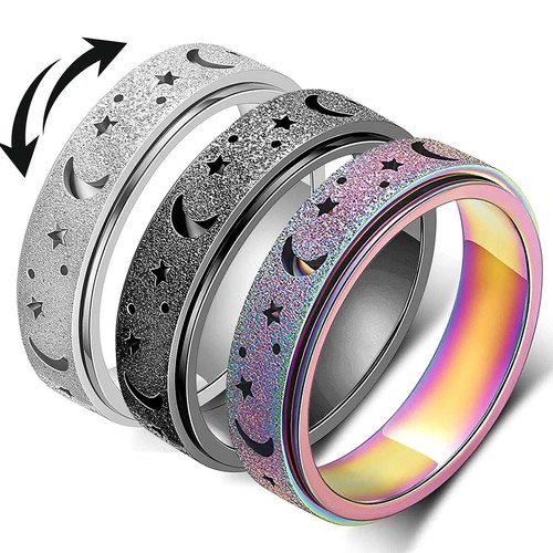 Stainless steel moon - steel, star