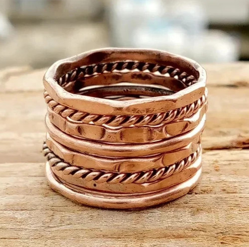 Solid pure copper minimalist - copper,