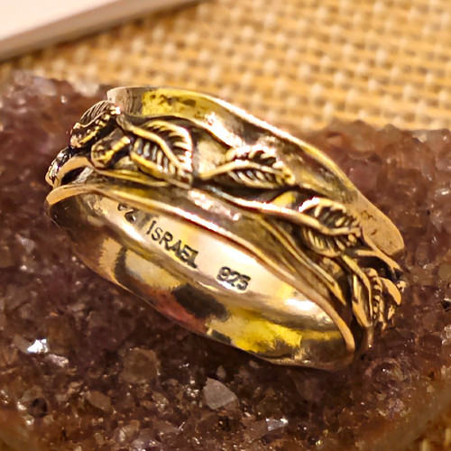 Paz sterling silver - or,