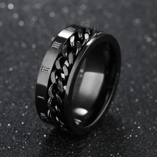 Chain spinner ring stainless - chain,