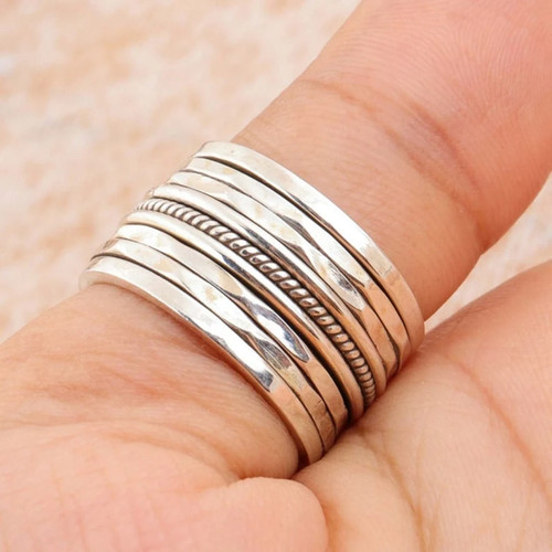 Solid 925 sterling silver - solid,